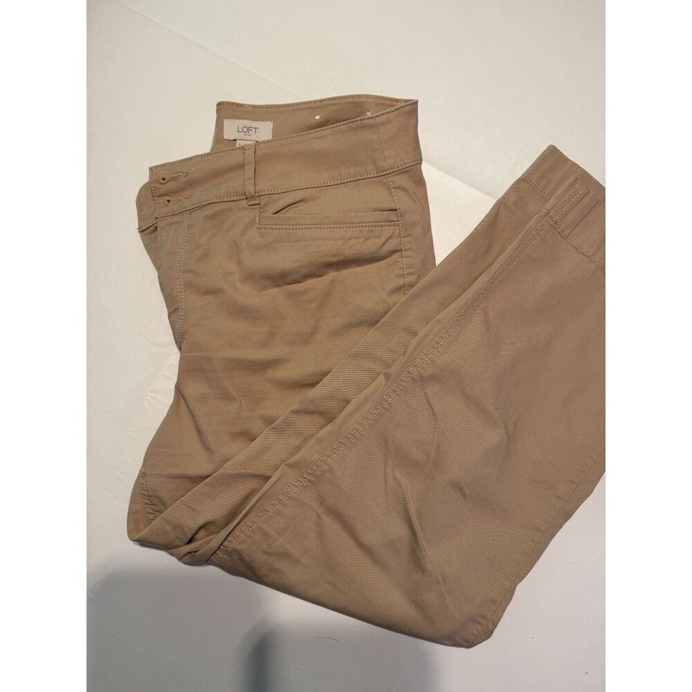 LOFT Outlet Women's Curvy Straight Crop Pants - size 10